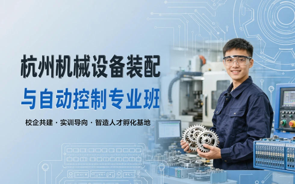 杭州机械设备装配与自动控制专业班