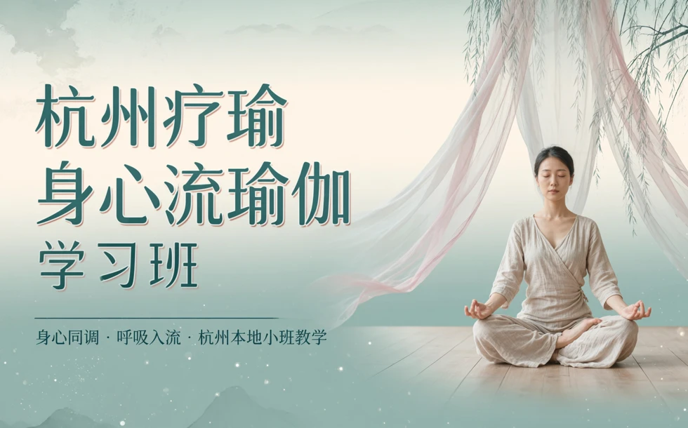 杭州疗瑜身心流瑜伽学习班