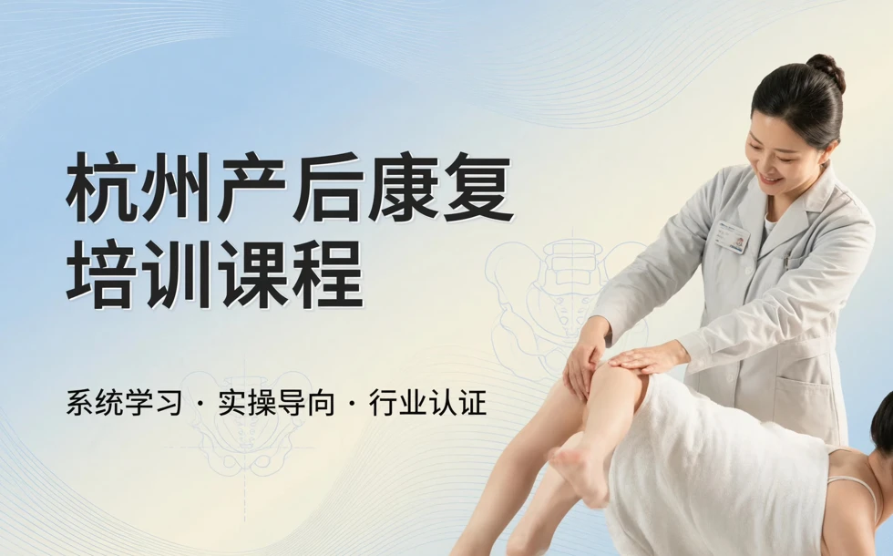 杭州产后康复培训课程