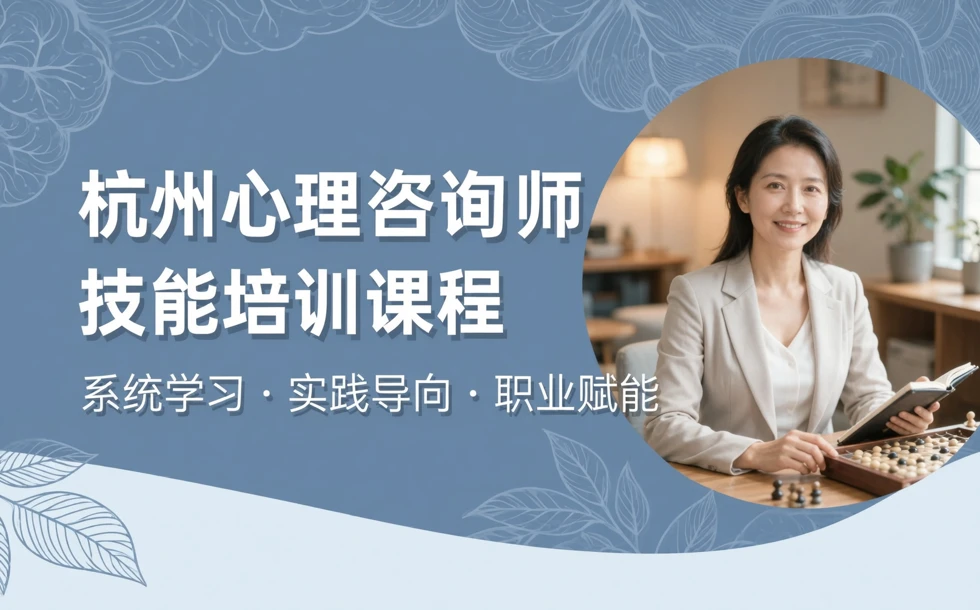 杭州心理咨询师技能培训课程