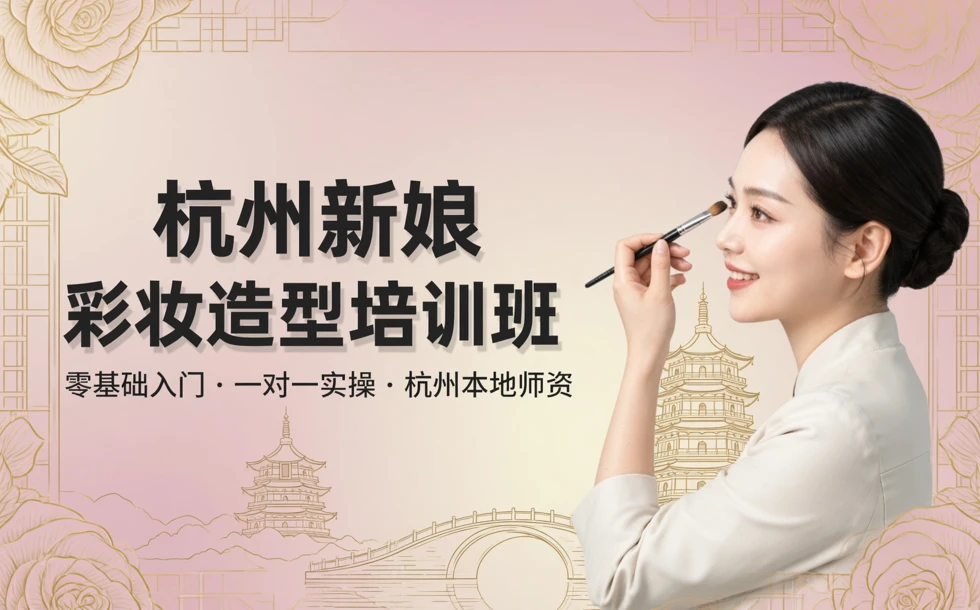 杭州新娘彩妆造型培训班