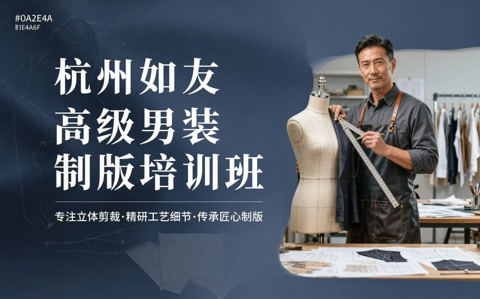 杭州如友高级男装制版培训班