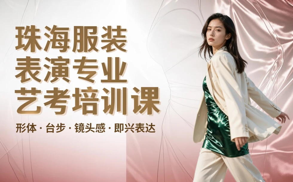 珠海服装表演专业艺考培训课