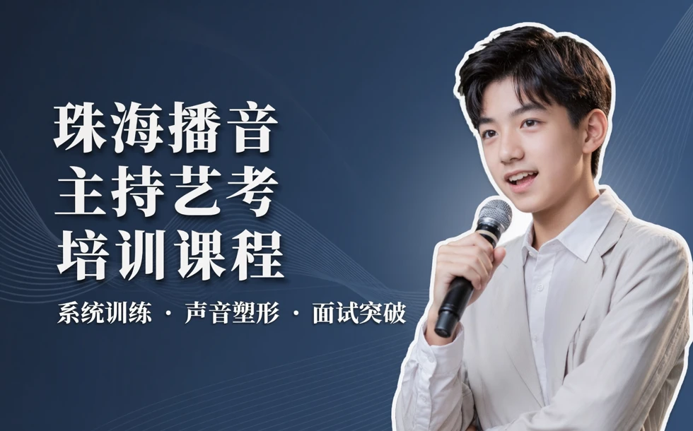珠海播音主持艺考培训课程
