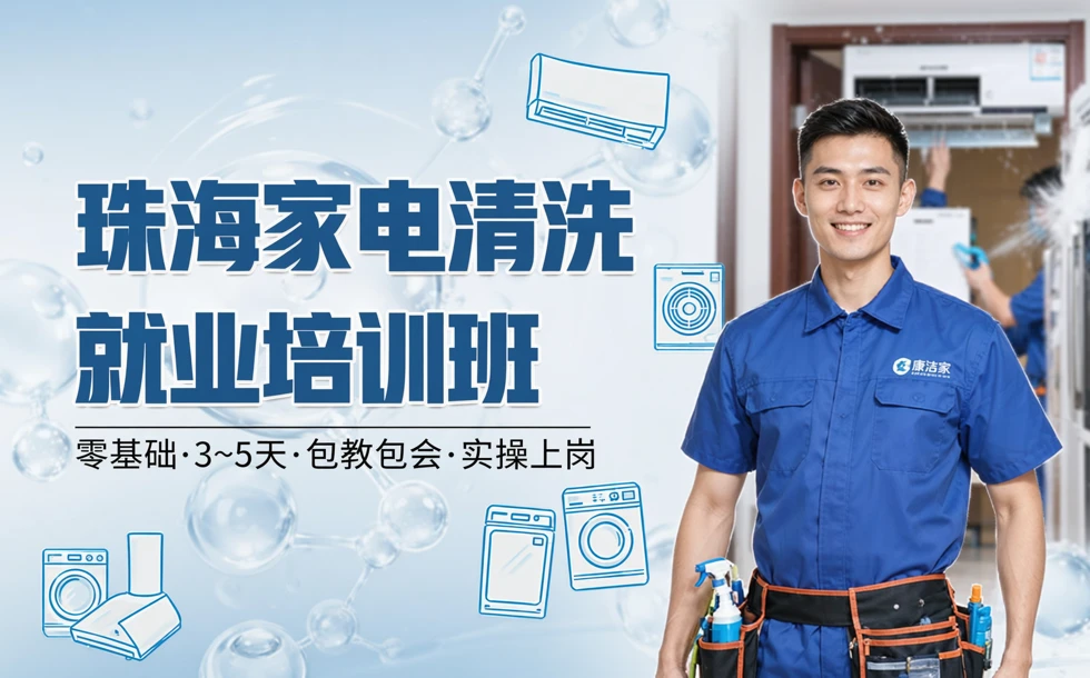 珠海康洁家专业家电清洗培训学校
