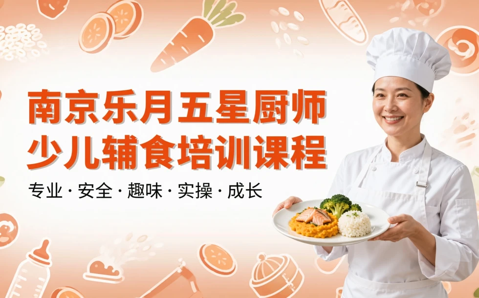 南京乐月五星厨师少儿辅食培训课程