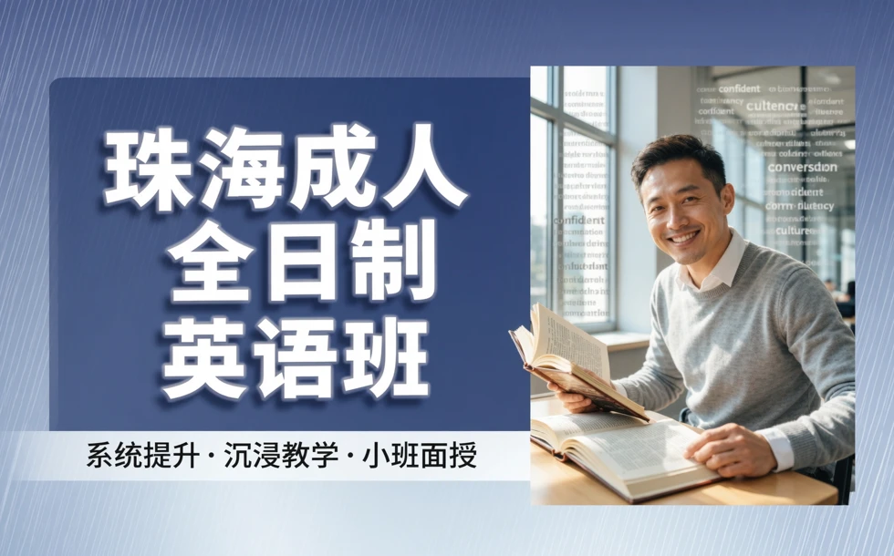 珠海成人全日制英语班