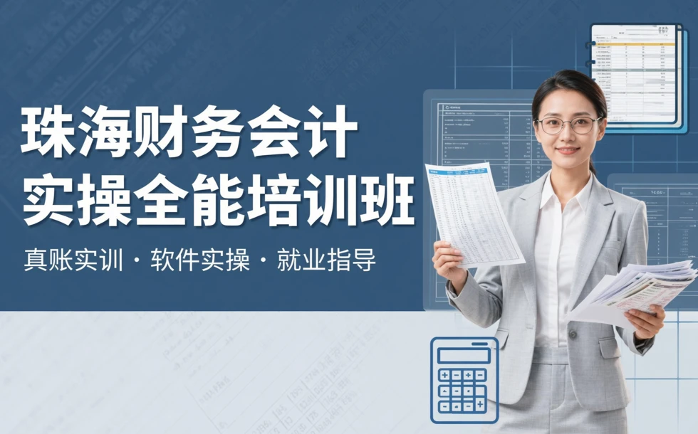 珠海财务会计实操全能培训班