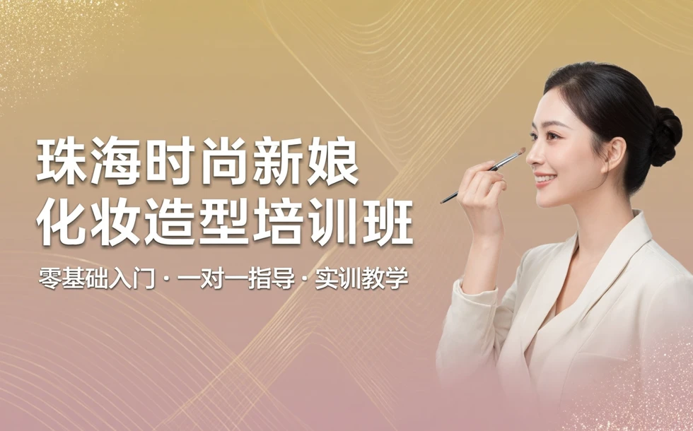 珠海时尚新娘化妆造型培训班