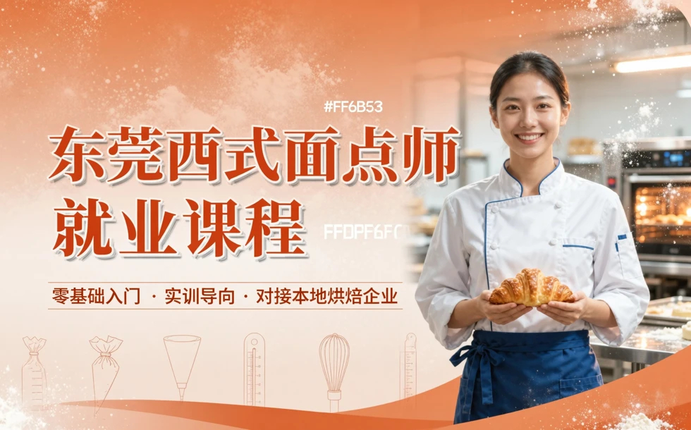 东莞西式面点师就业课程