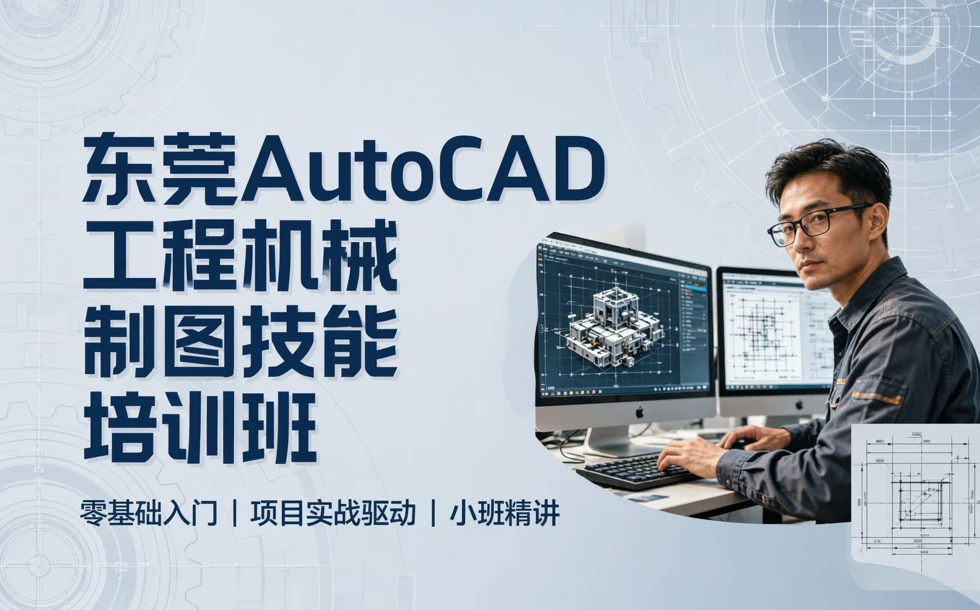 东莞AutoCAD工程机械制图技能培训班