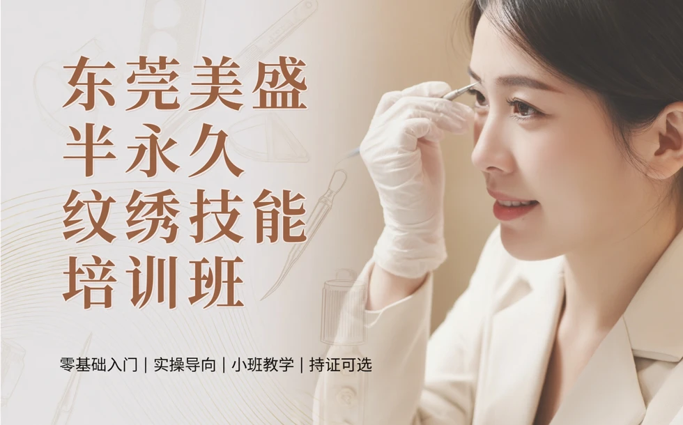东莞美盛半永久纹绣技能培训班