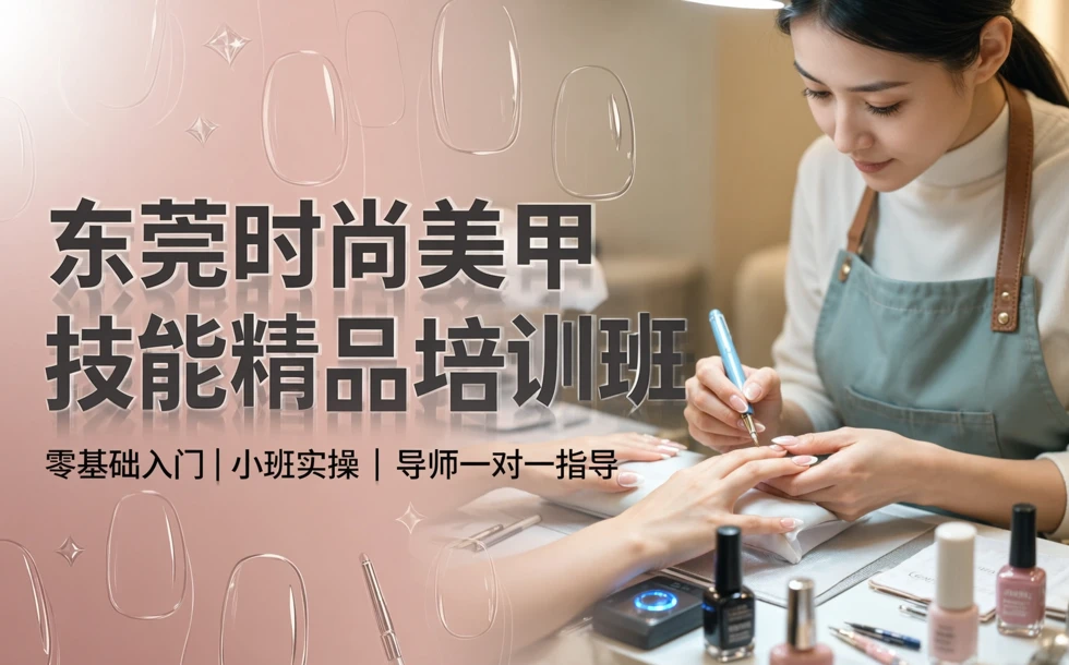 东莞时尚美甲技能精品培训班