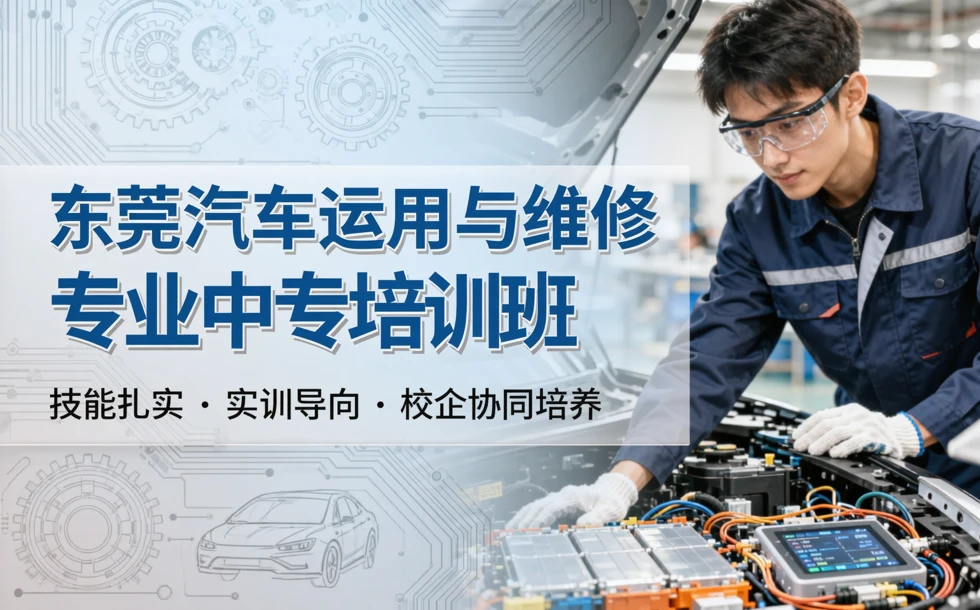 东莞汽车运用与维修专业中专培训班