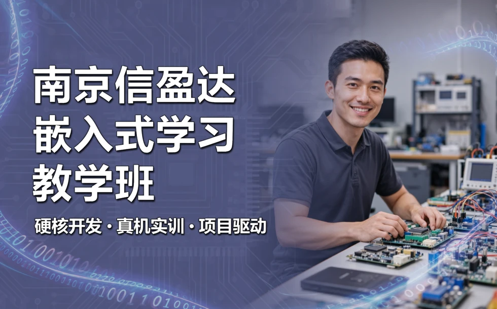 南京信盈达嵌入式学习教学班