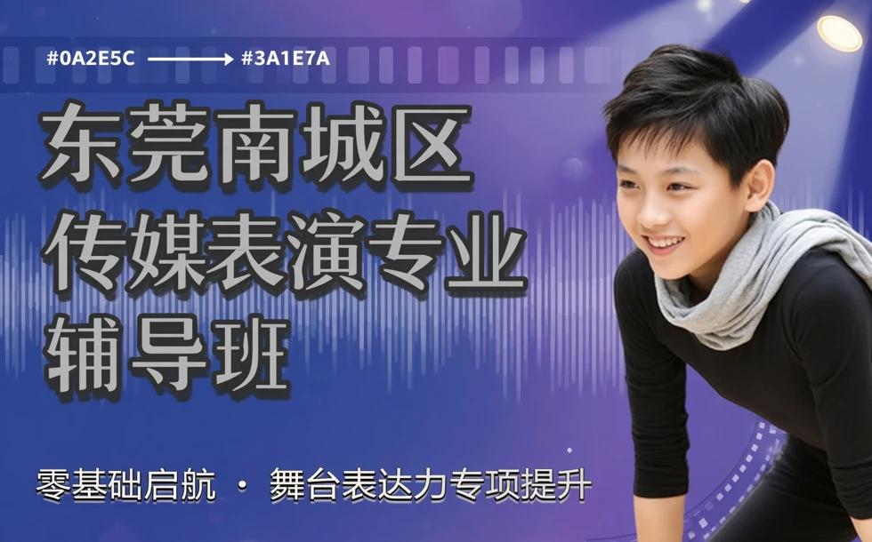 东莞南城区传媒表演专业辅导班