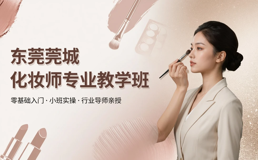 东莞莞城化妆师专业教学班