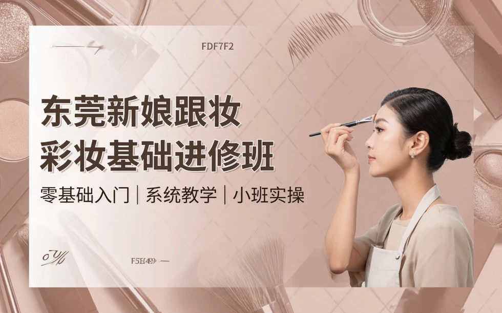 东莞新娘跟妆彩妆基础进修班