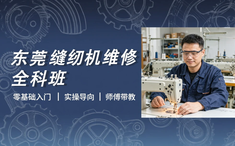 东莞缝纫机维修全科班