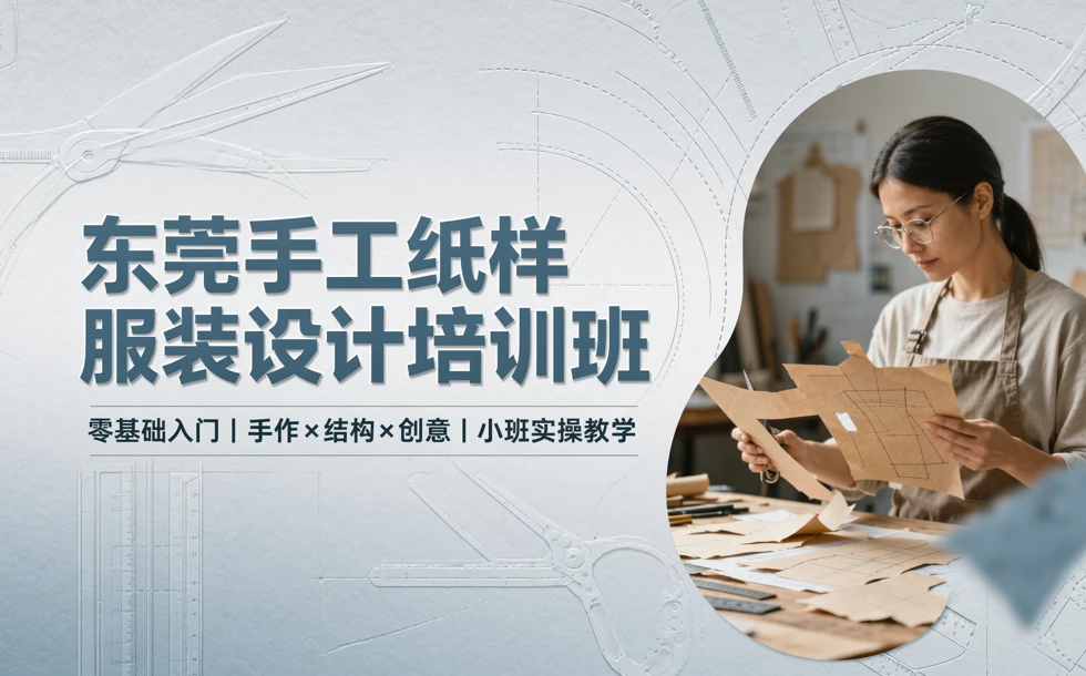 东莞手工纸样服装设计培训班