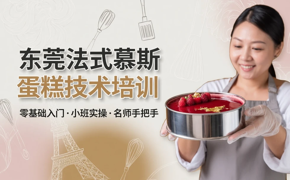东莞法式慕斯蛋糕技术培训课程