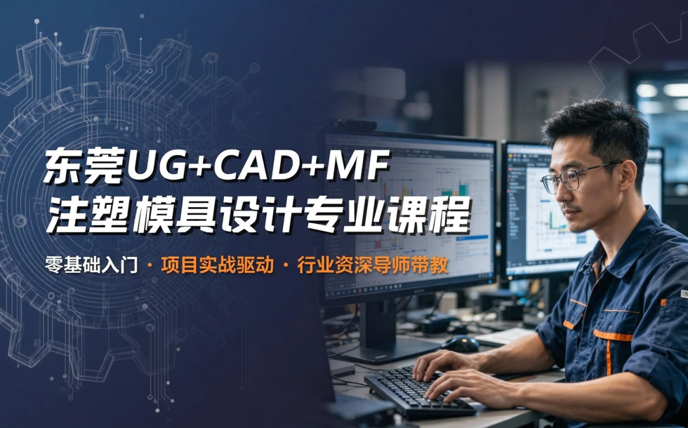 东莞UG+CAD+MF注塑模具设计专业课程