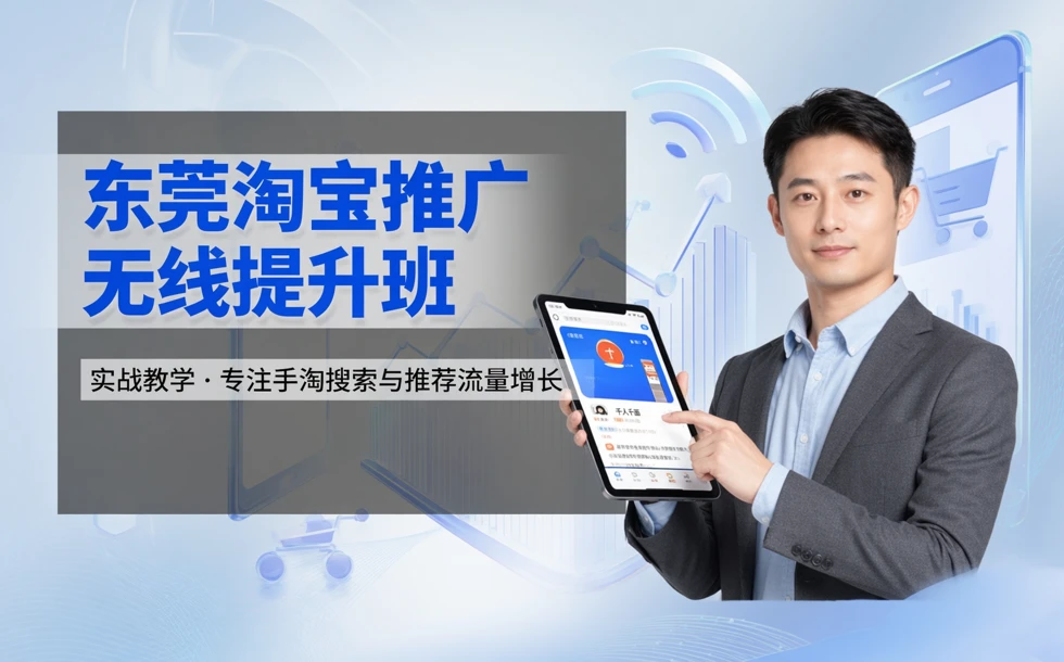 东莞淘宝推广无线提升班