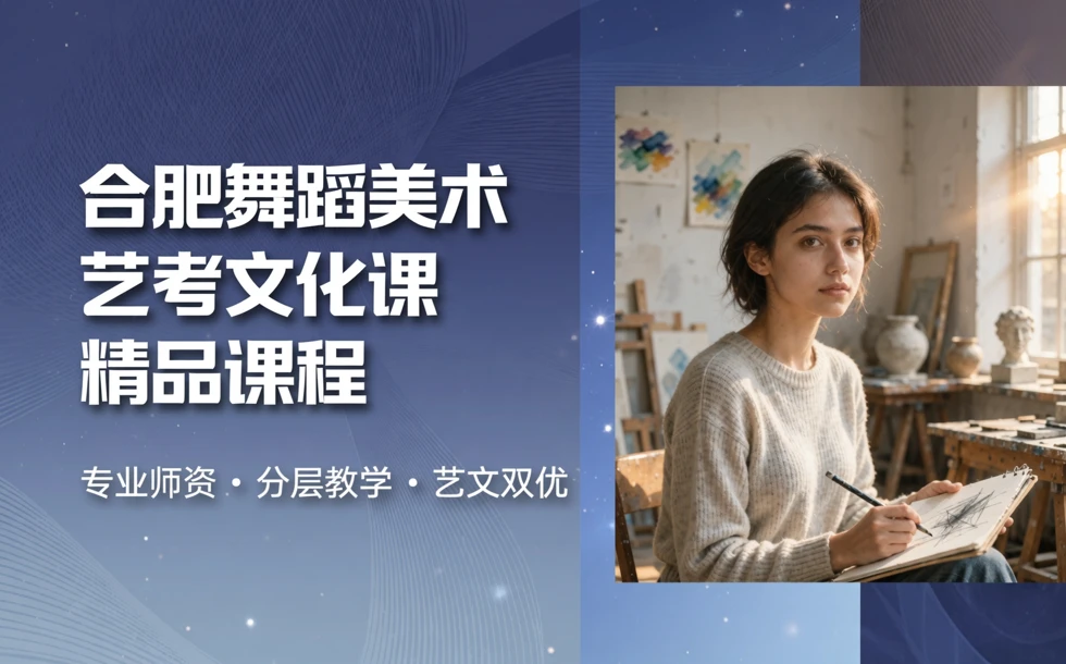 合肥舞蹈美术艺考文化课精品课程