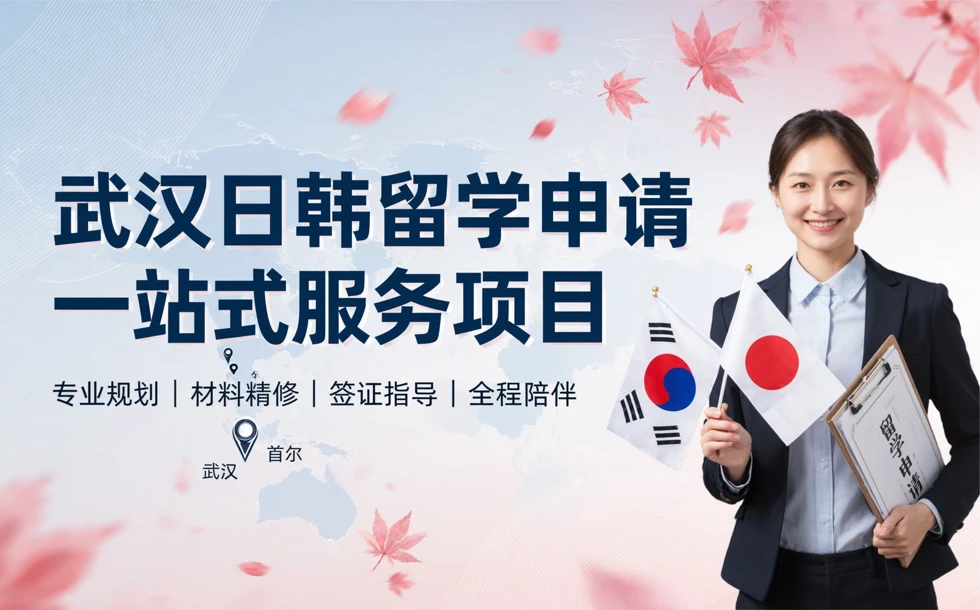 武汉日韩留学申请一站式服务项目