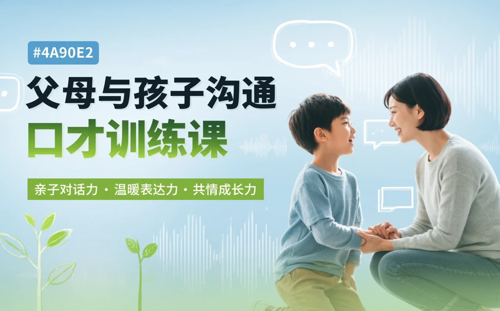 合肥父母与孩子沟通口才训练课程