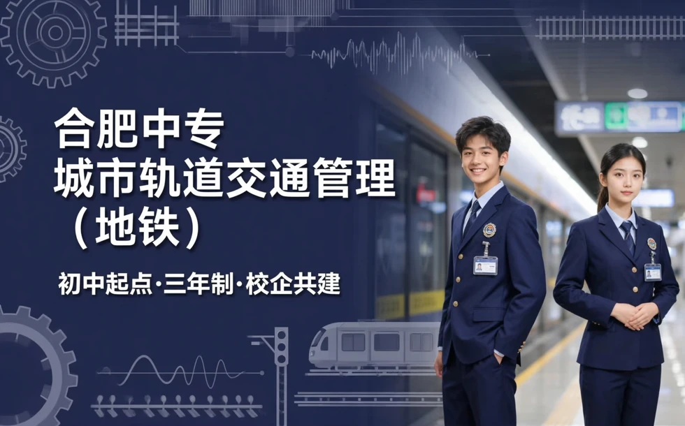 合肥中专城市轨道交通管理（地铁）初中起点三年制培训班