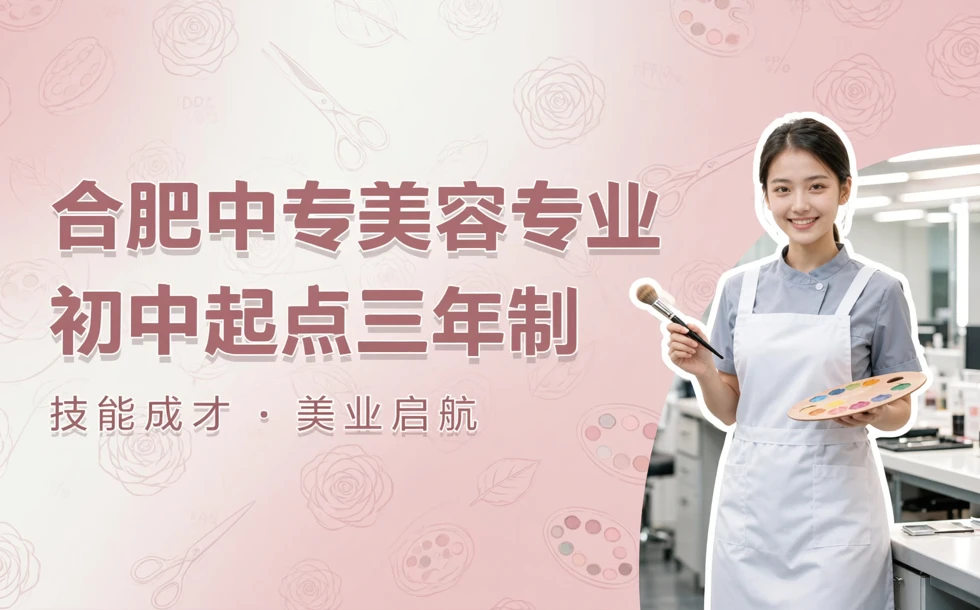 合肥中专美容专业初中起点三年制培训班
