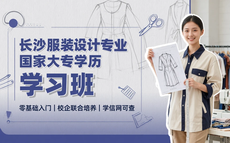 长沙服装设计专业国家大专学历学习班