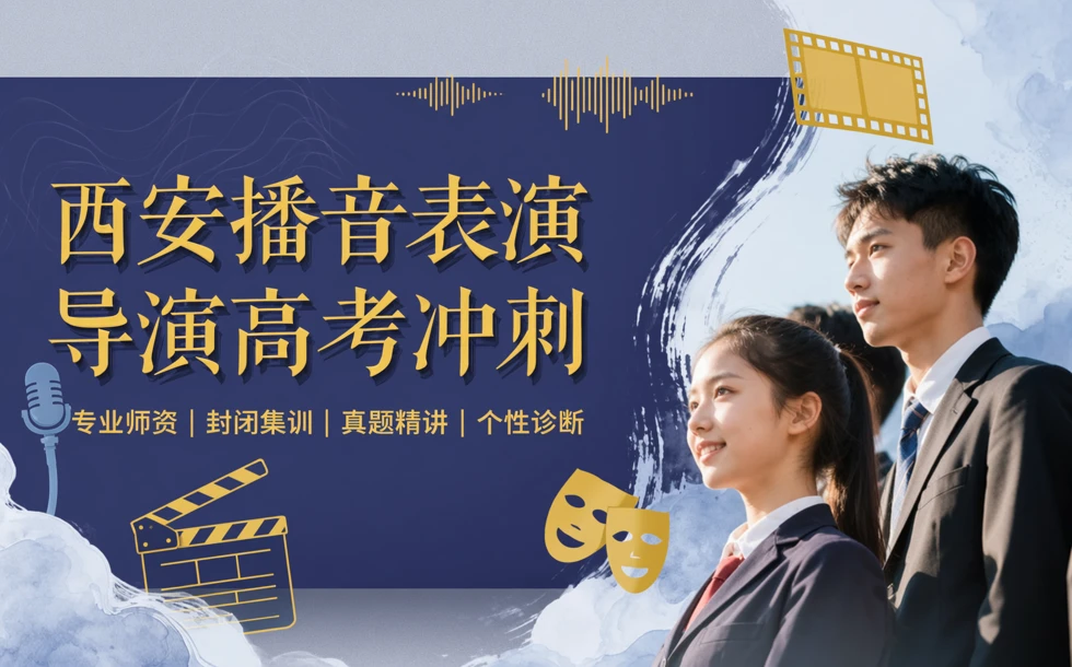 西安播音表演导演高考冲刺课程