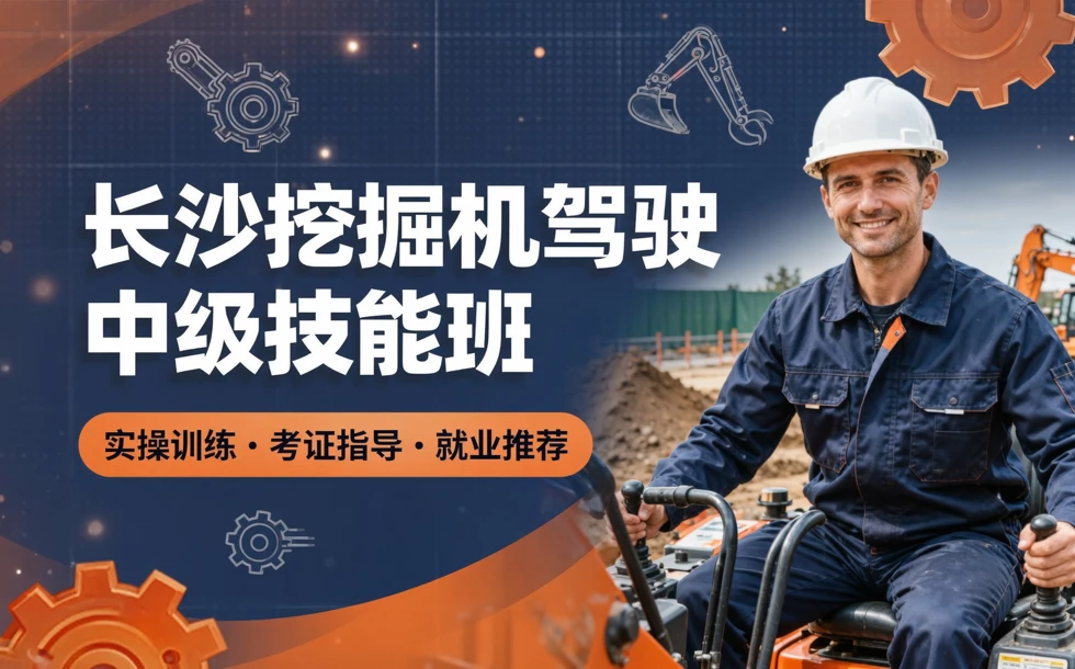 长沙挖掘机驾驶中级技能班