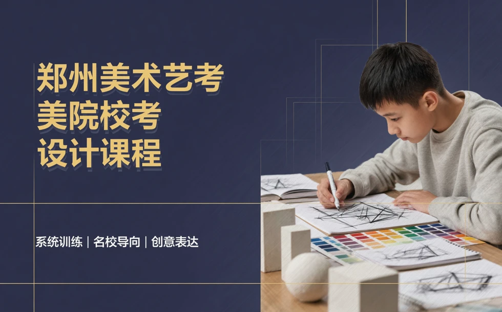 郑州美术艺考美院校考设计课程