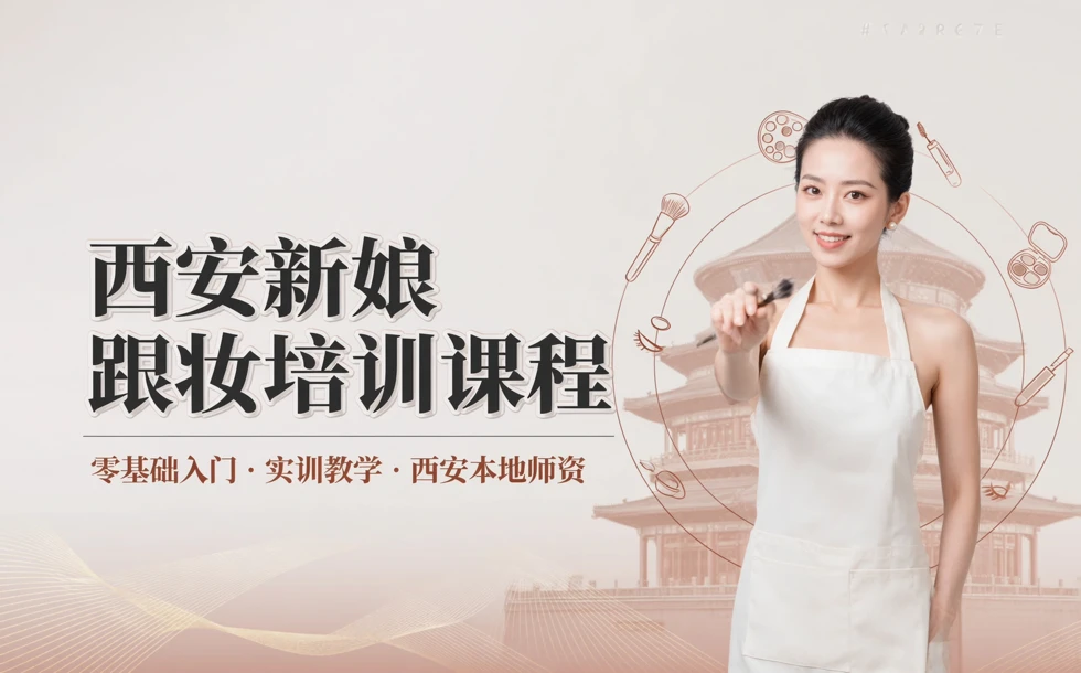 西安新娘跟妆培训课程