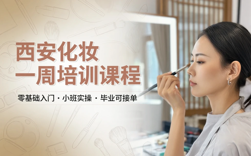 西安化妆一周培训课程