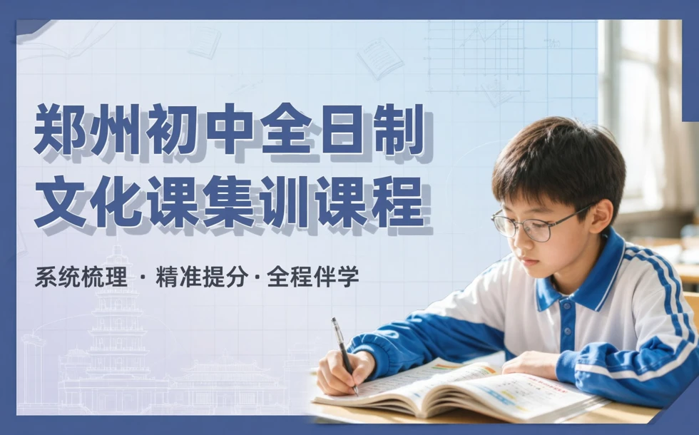 郑州初中全日制文化课集训课程