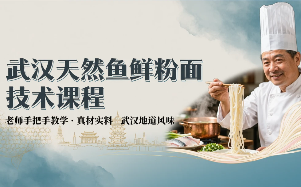 武汉天然鱼鲜粉面技术课程