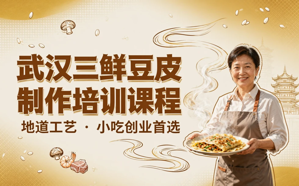 武汉三鲜豆皮制作培训课程
