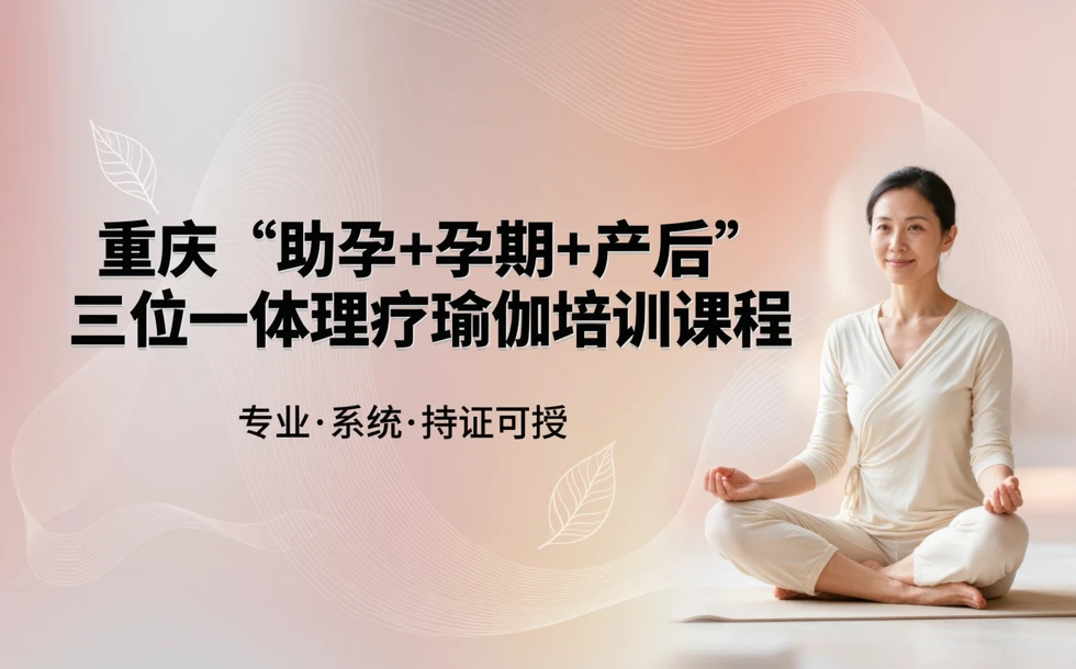 重庆“助孕+孕期+产后”三位一体理疗瑜伽培训课程