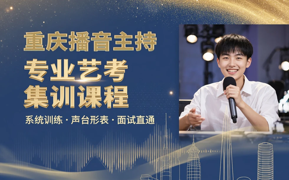 重庆播音主持专业艺考集训课程