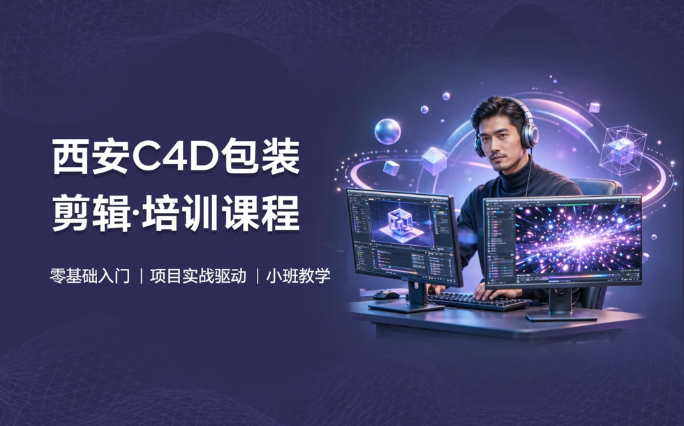 西安C4D包装剪辑培训课程