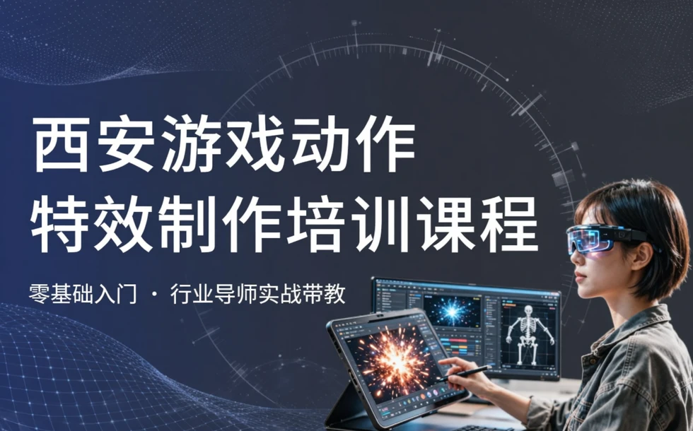 西安游戏动作特效制作培训课程