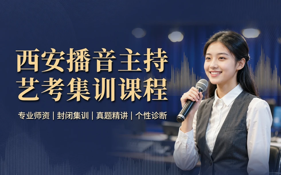西安播音主持艺考集训培训课程