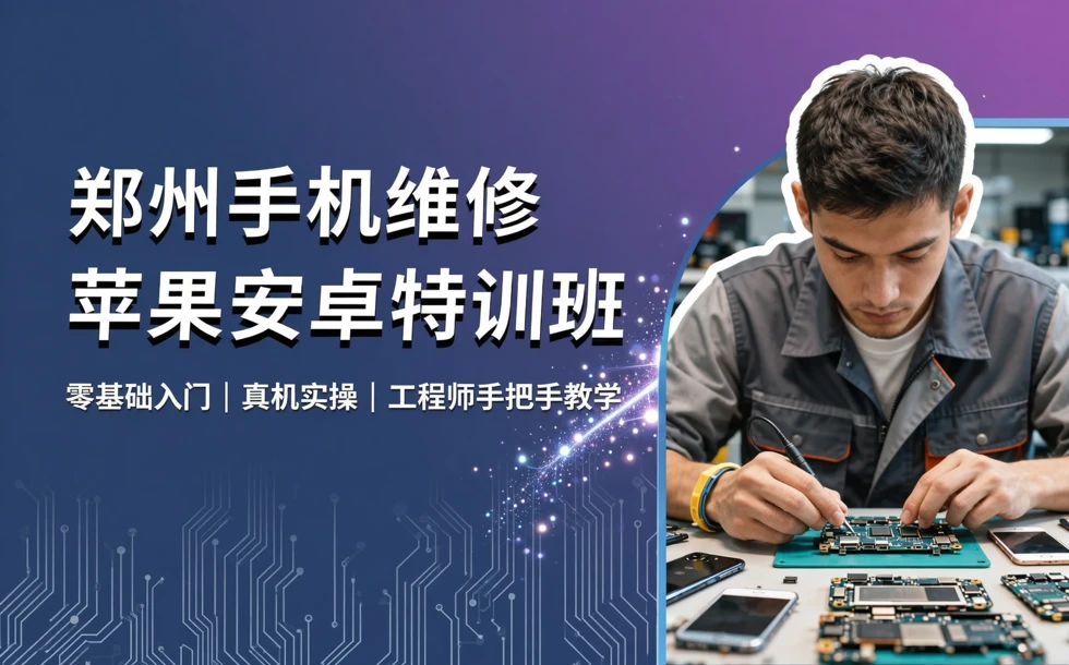 郑州手机维修苹果安卓特训班