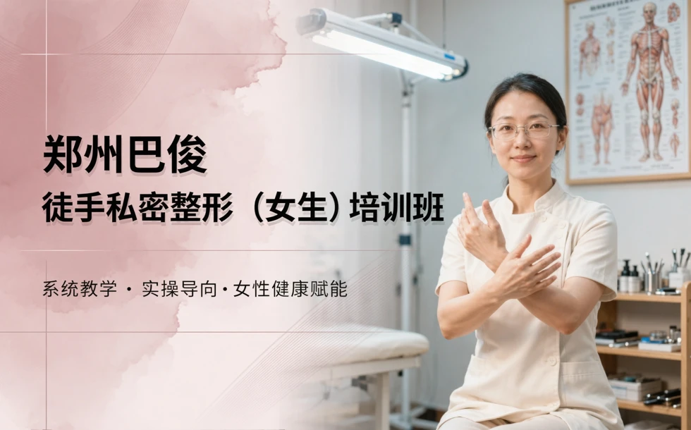 郑州巴俊徒手私密整形（女生）培训班