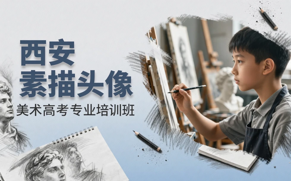 西安素描头像美术高考专业培训班