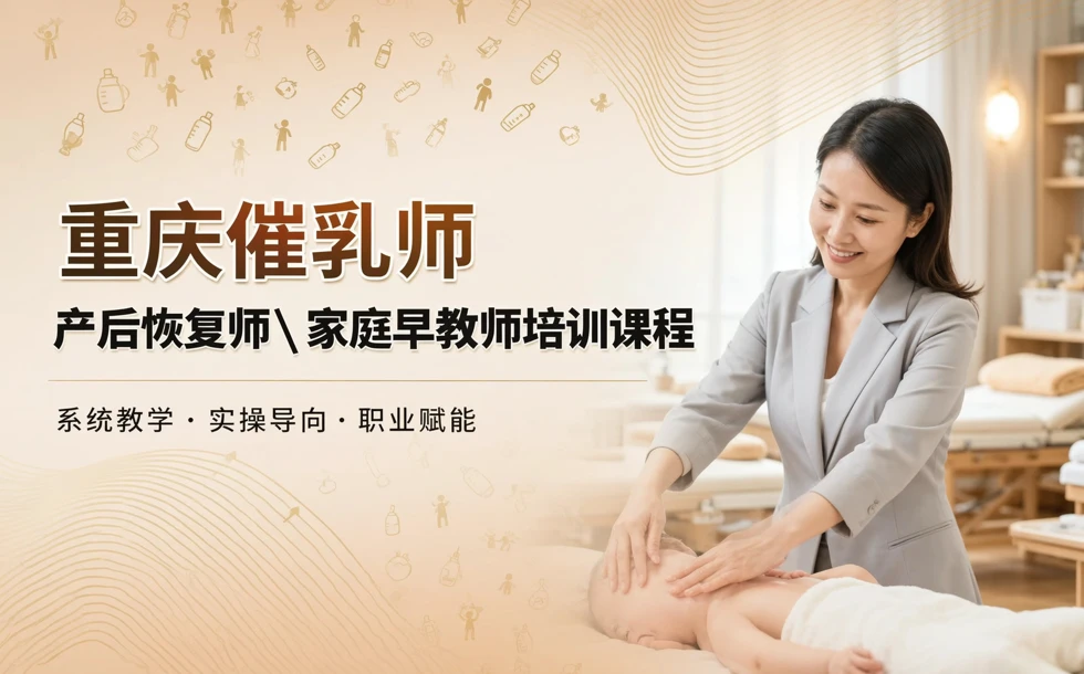 重庆催乳师/产后恢复师/家庭早教师培训课程